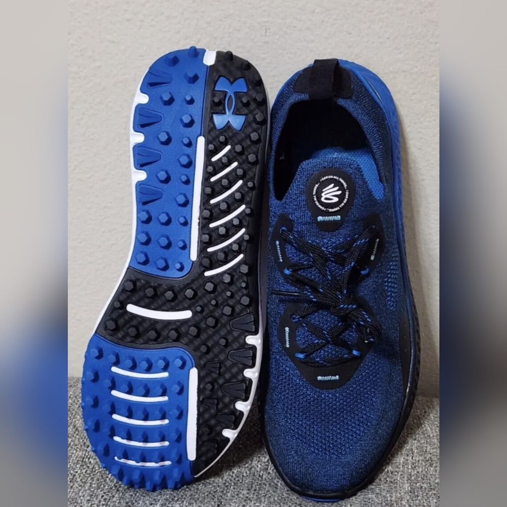 Under Armour Steph Curry Golf shoes size 10 - spikeless - Cruise Blue